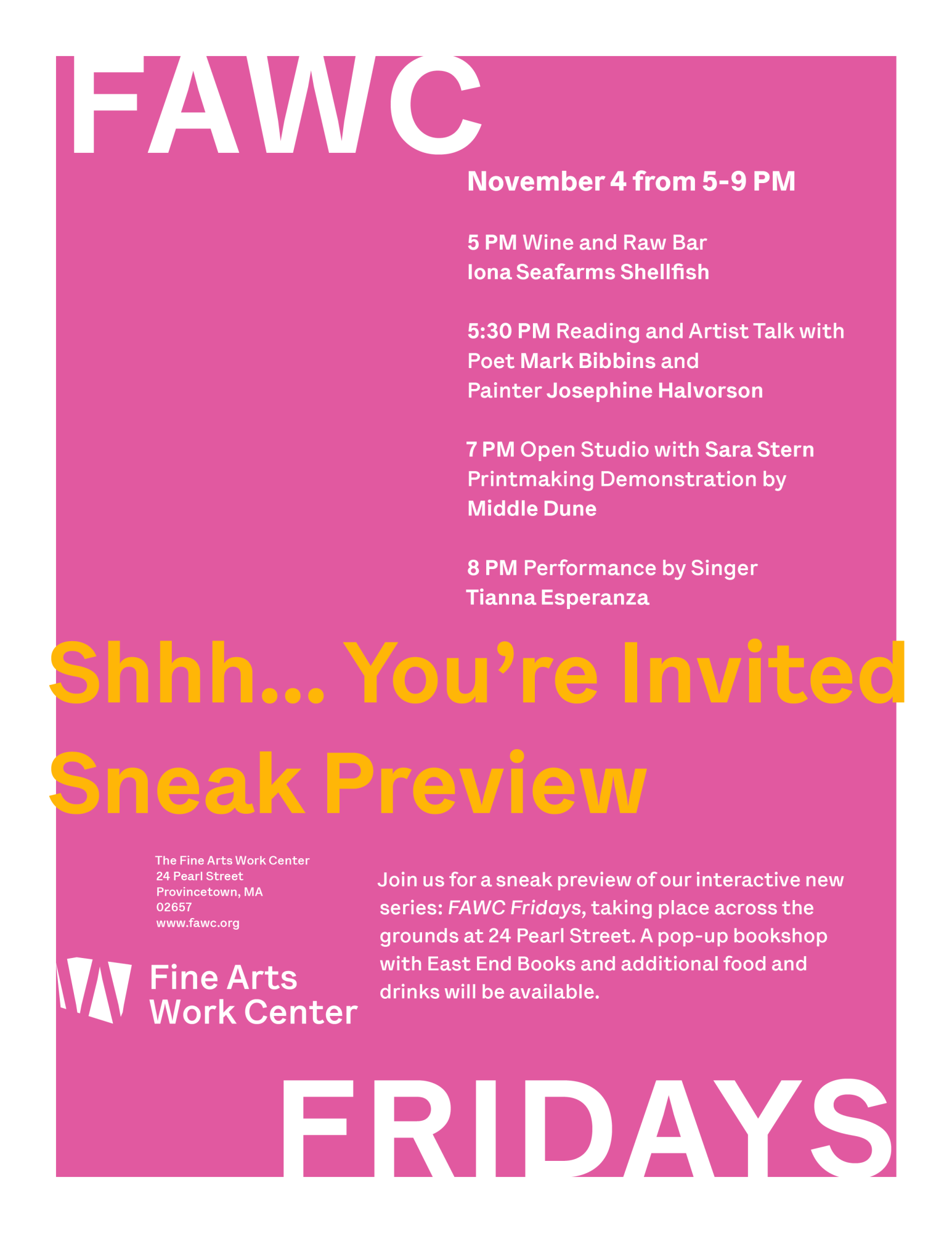 FAWC_Friday_Posters FAWC_Friday_Posters